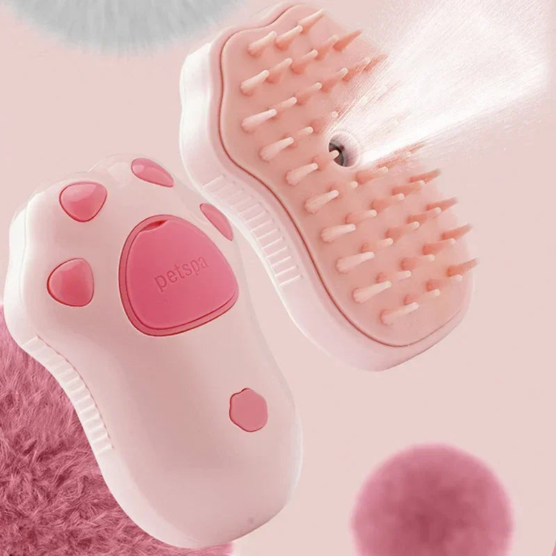 Steam Brush Pet Massage