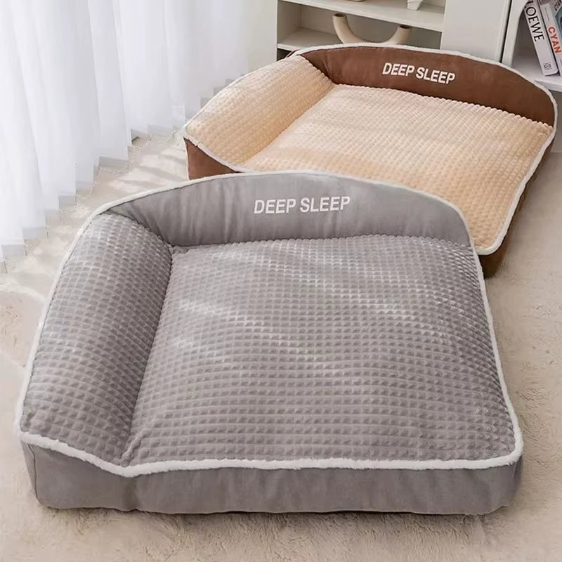 Pet Bed for Dog Winter Bedding Dogs Halloween Cats Christmas Sofa Warm Small Baskets Puppy Medium Large Pets Accessories Blanket