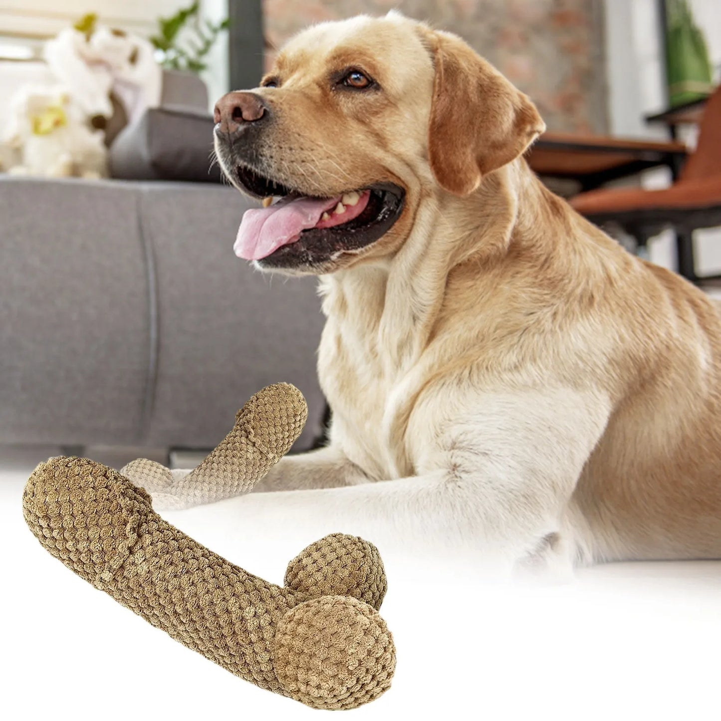 Plush Chew Toys for Small and Medium Dogs - Durable Stuffed Dog Toy in Unique Design