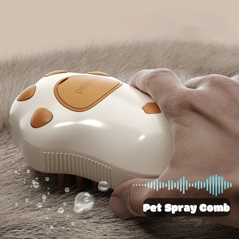 Steam Brush Pet Massage